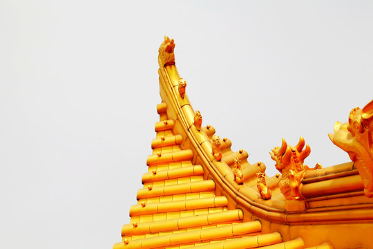 脊獸 屋脊 峨眉山金殿 峨嵋金