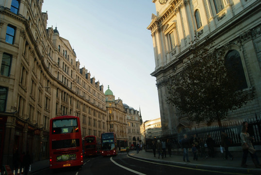 英国伦敦街景 街景 自驾游 伦