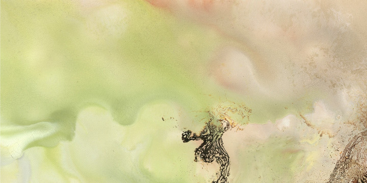 新中式風格水墨畫