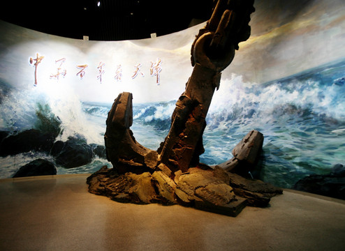 中国百年看天津 铁锚 雕塑