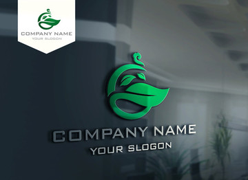 LOGO設(shè)計 綠色 鳳凰