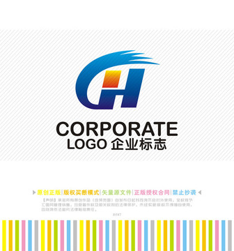 HJC字母logo