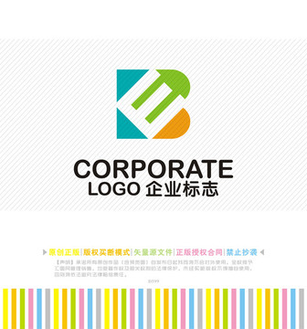 KEB字母logo