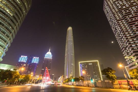 津湾广场夜景