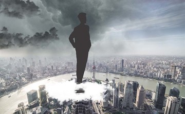 站在云上的男人
