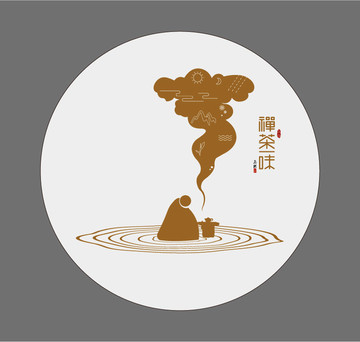 新中式極簡中國風(fēng)禪茶一味系列