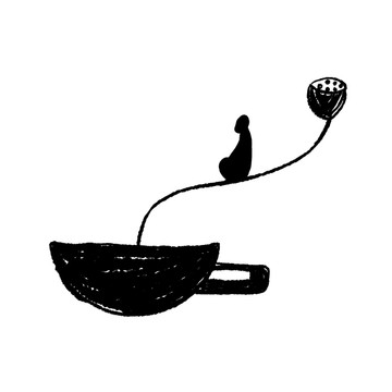 茶道禪意境圖形