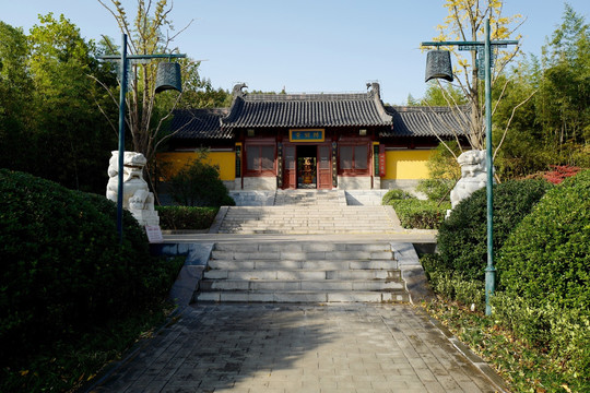 寺庙建筑 竹林寺 徐州汉文化景