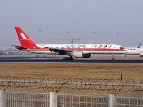 上海航空公司 飞机