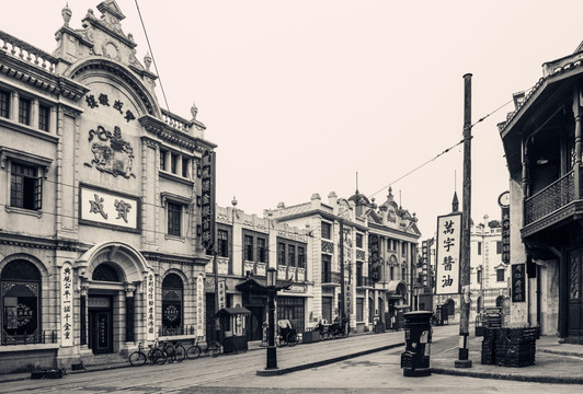 老上海街景 老上海场景