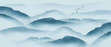 意境山水 水墨山水畫(huà)