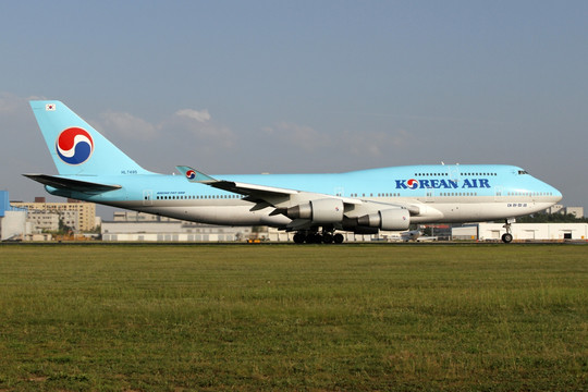波音B747 寬體飛機 降落