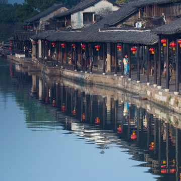 西塘烟雨长廊