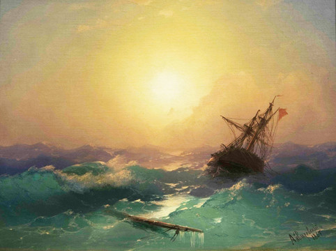 海洋油畫