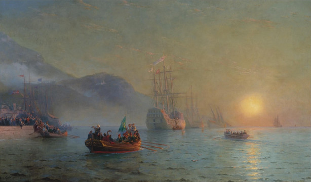海洋油畫