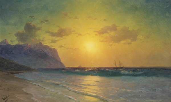 海洋油畫