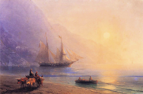 海洋油畫