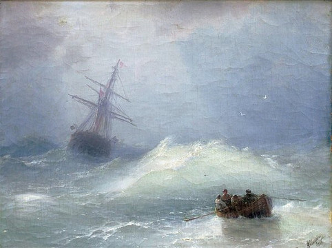 海洋油畫