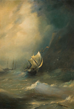 海洋油畫
