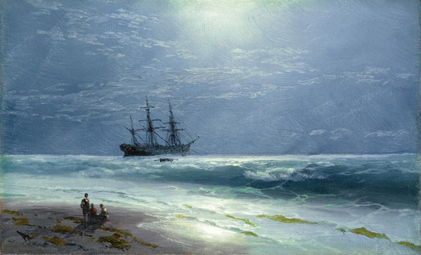 海洋油畫