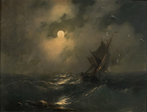 海洋油畫