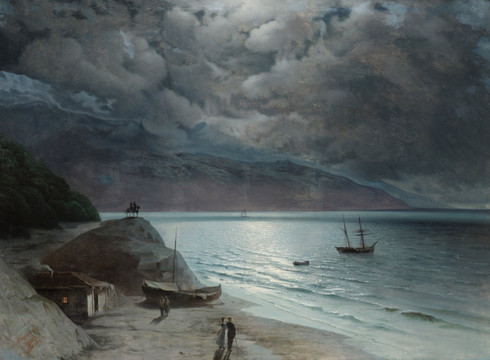 海洋油畫