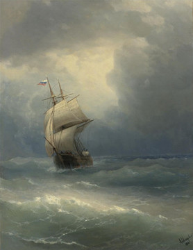 海洋油畫