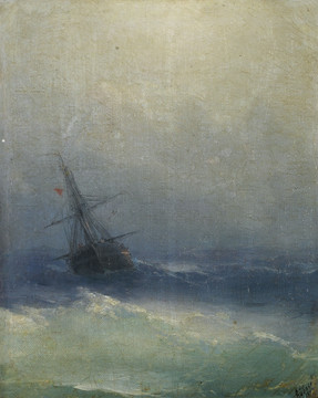 海洋油畫