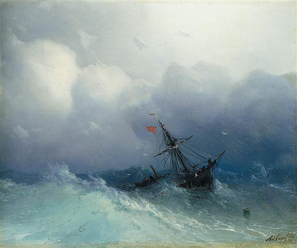 海洋油畫