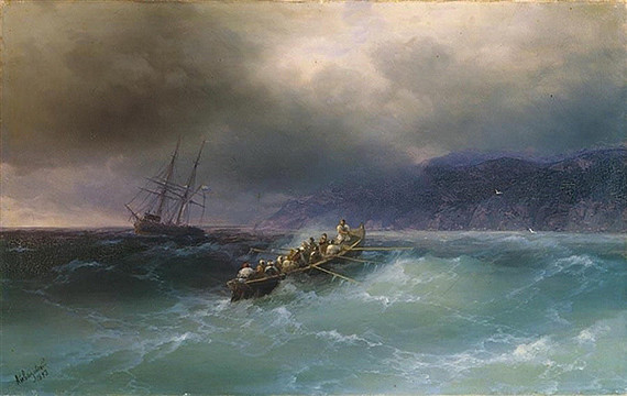 海洋油畫