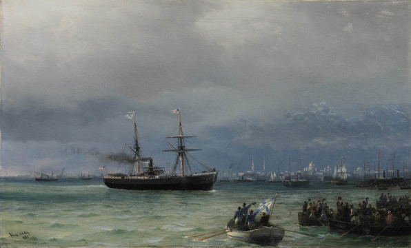 海洋油畫
