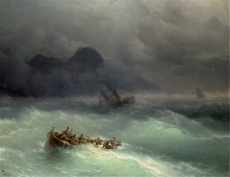 海洋油畫