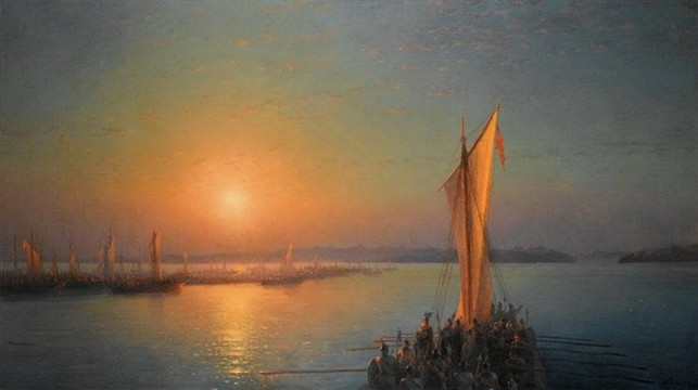 海洋油畫
