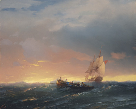 海洋油畫