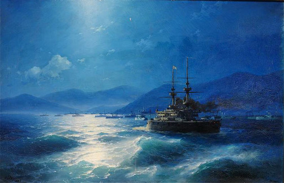 海洋油畫
