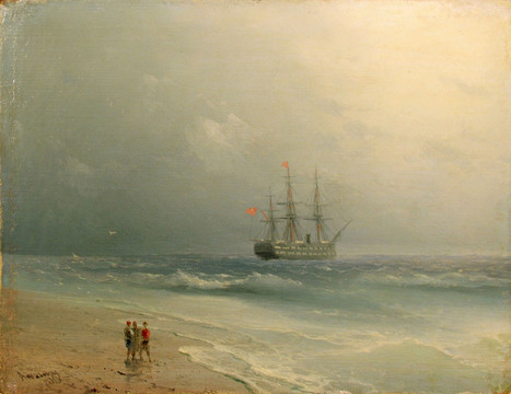 海洋油畫
