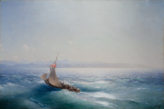 海洋油畫