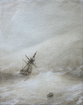 海洋油畫