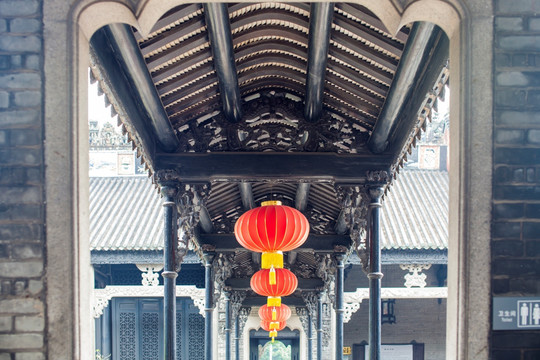 陈家祠 广州 古迹 祠堂