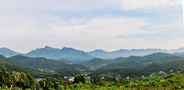 美丽风景 山区雾景