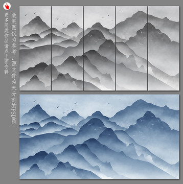 巨副山水畫(huà)