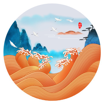 創(chuàng)意山水畫