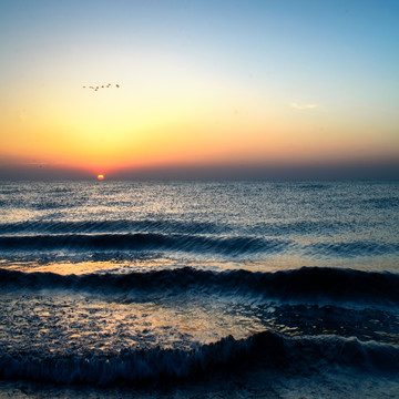 青海湖日出