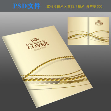 金色高檔封面