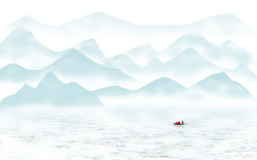 水墨山水畫