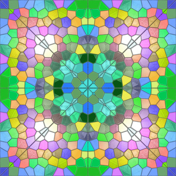 萬花筒般的教堂玻璃