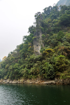 长江峡谷风光 远山 意境山水