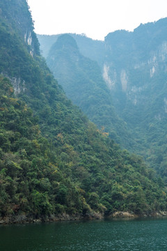 长江峡谷风光 远山 意境山水