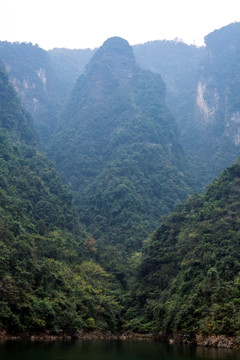 长江峡谷风光 远山 意境山水