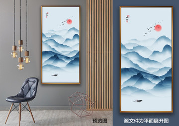 玄關(guān)水墨畫(huà)